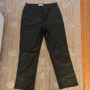Loft faux leather pant